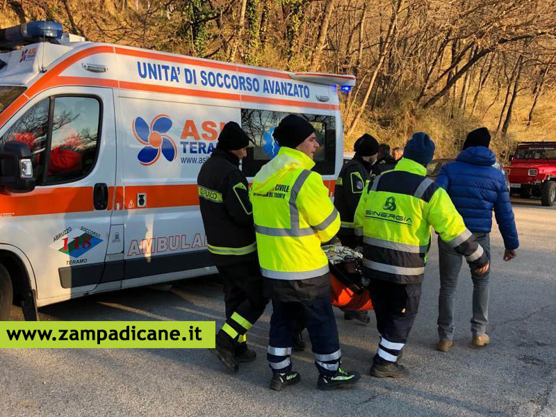 Cani molecolari ritrovano una donna anziana dispersa a Ripe di Civitella